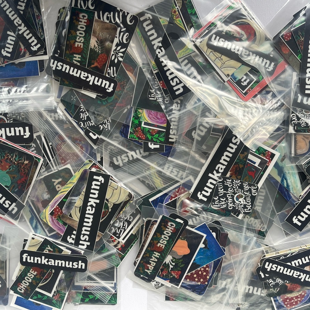 Mix Pack of Premium Vinyl Stickers